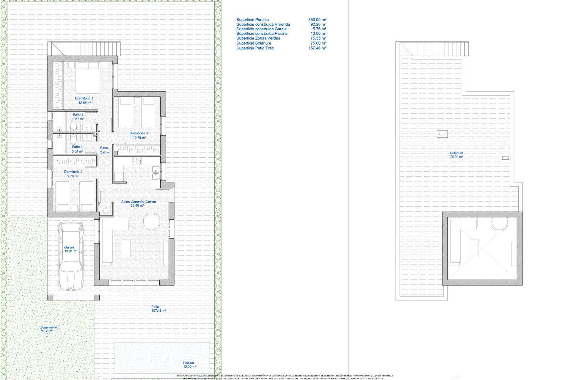 Nouvelle construction - Villa - Los Alcázares - Serena Golf