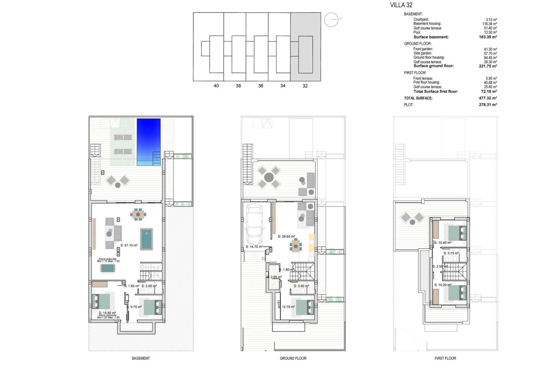 Nouvelle construction - Villa - Los Alcázares - Serena Golf