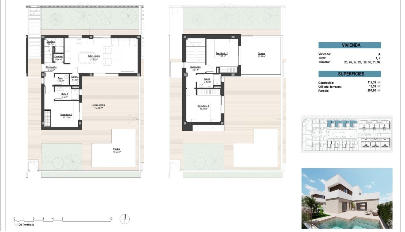 Nouvelle construction - Villa - Los Alcázares - Serena Golf