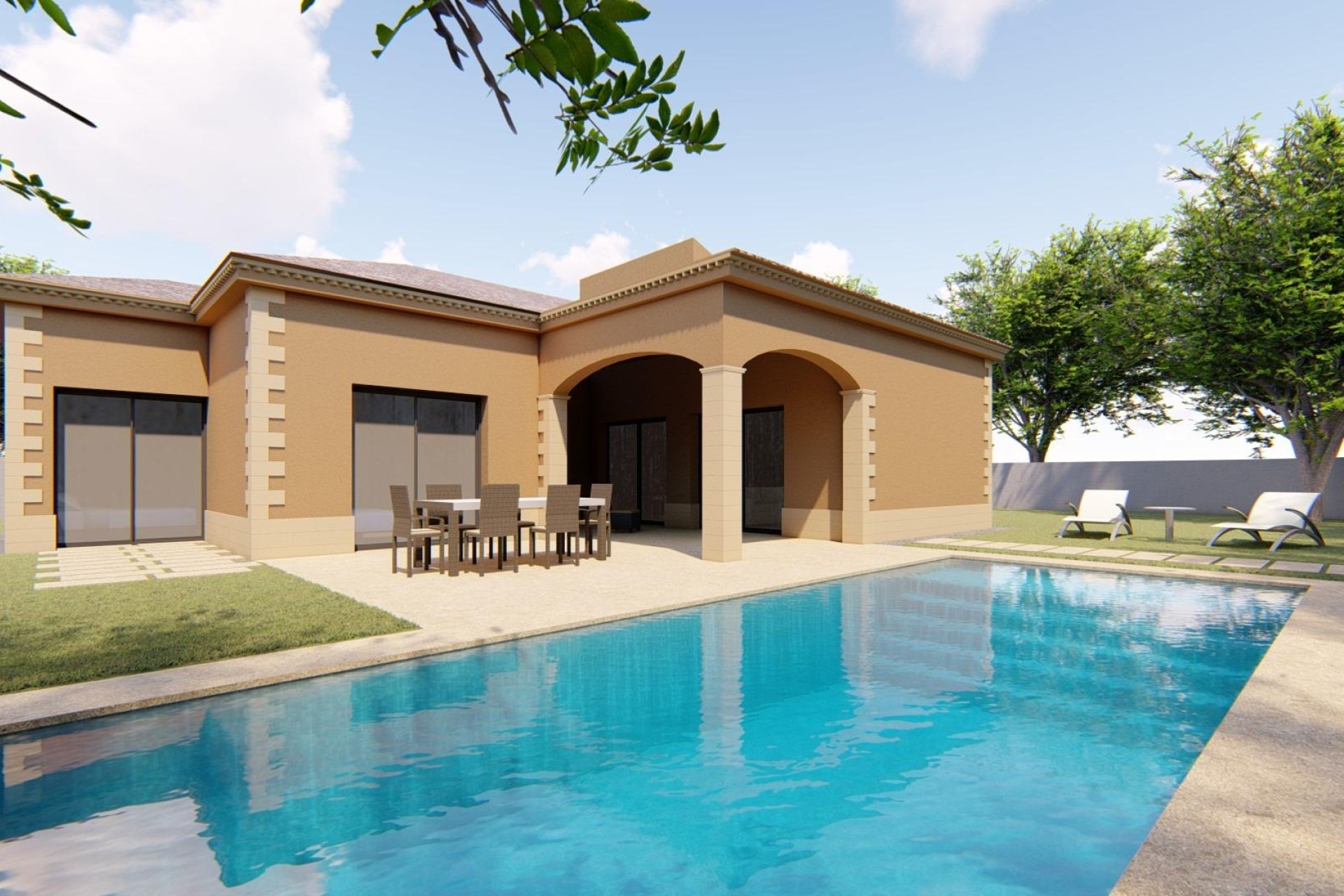 Nouvelle construction - Villa - Pinoso - Campo