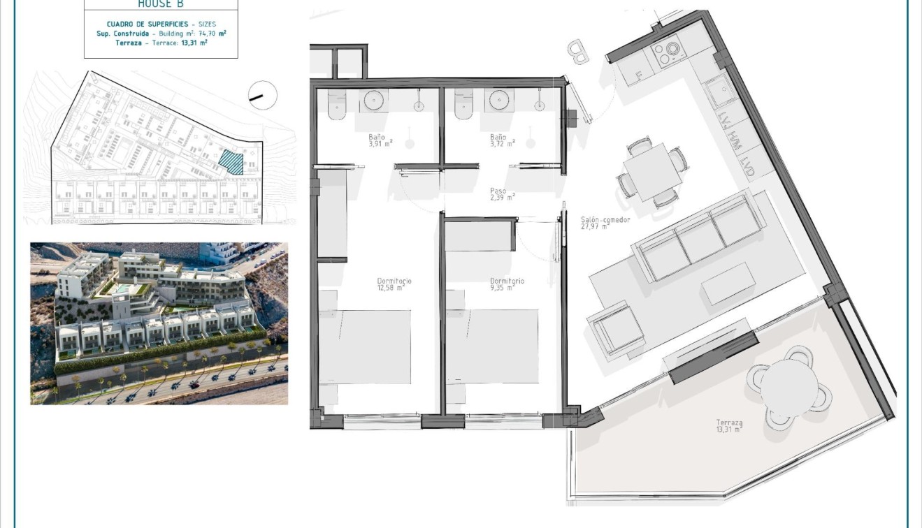 Novostavba - Apartment - Águilas - Playa del Hornillo