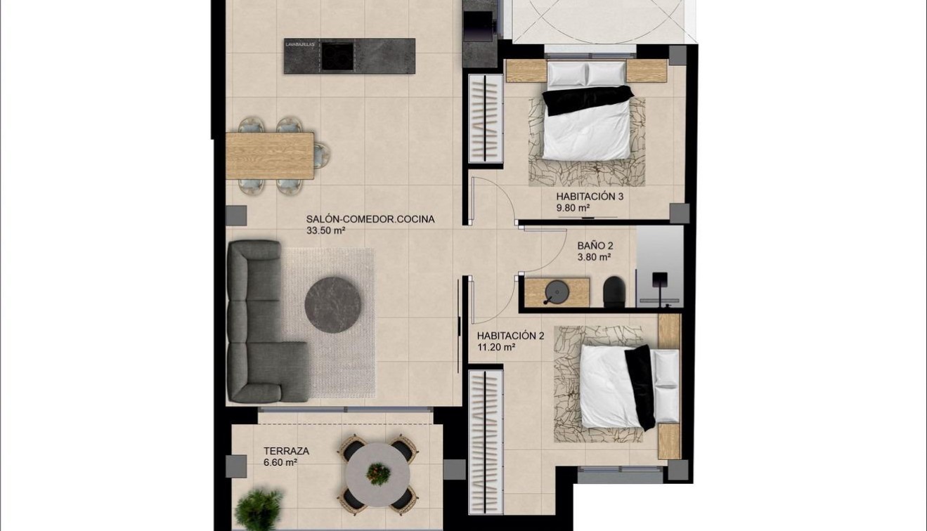 Novostavba - Apartment - Catral - pueblo