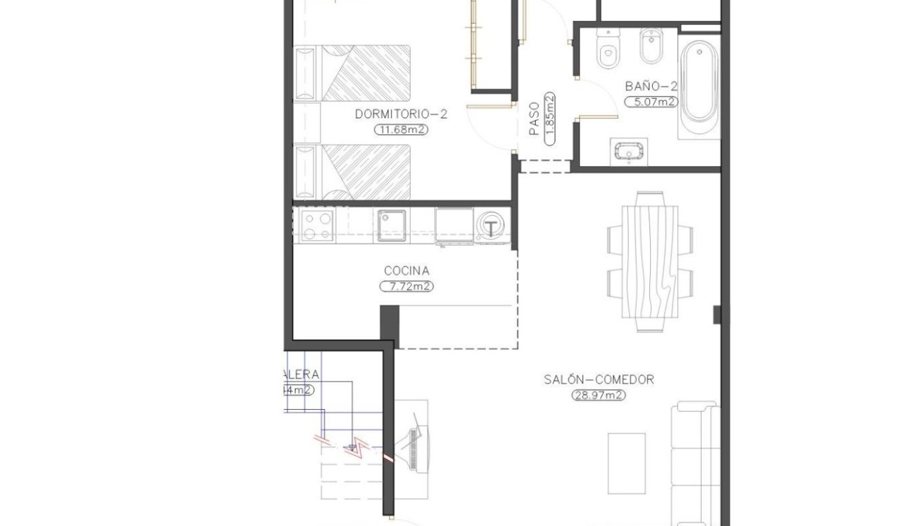 Novostavba - Apartment - Cuevas Del Almanzora - Herrerias