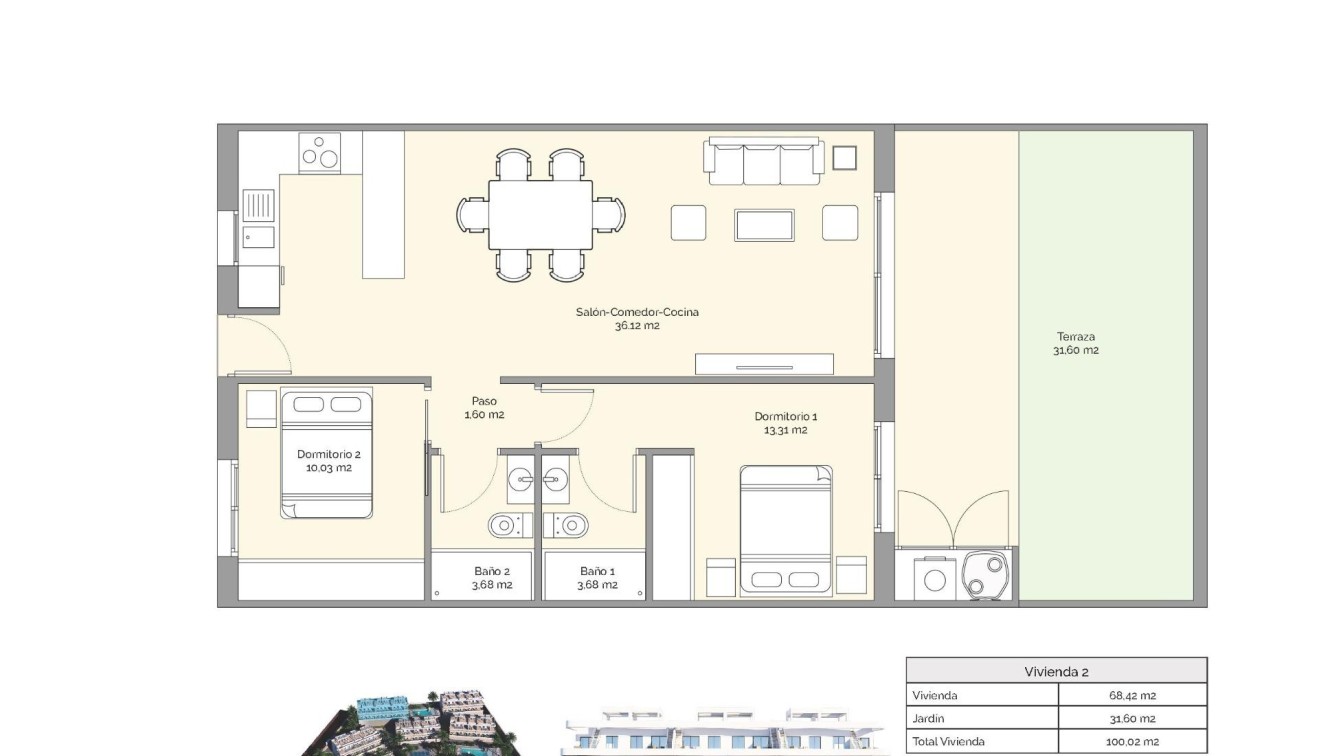 Novostavba - Apartment - Finestrat - Puig Campana Golf