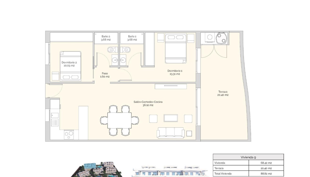 Novostavba - Apartment - Finestrat - Puig Campana Golf