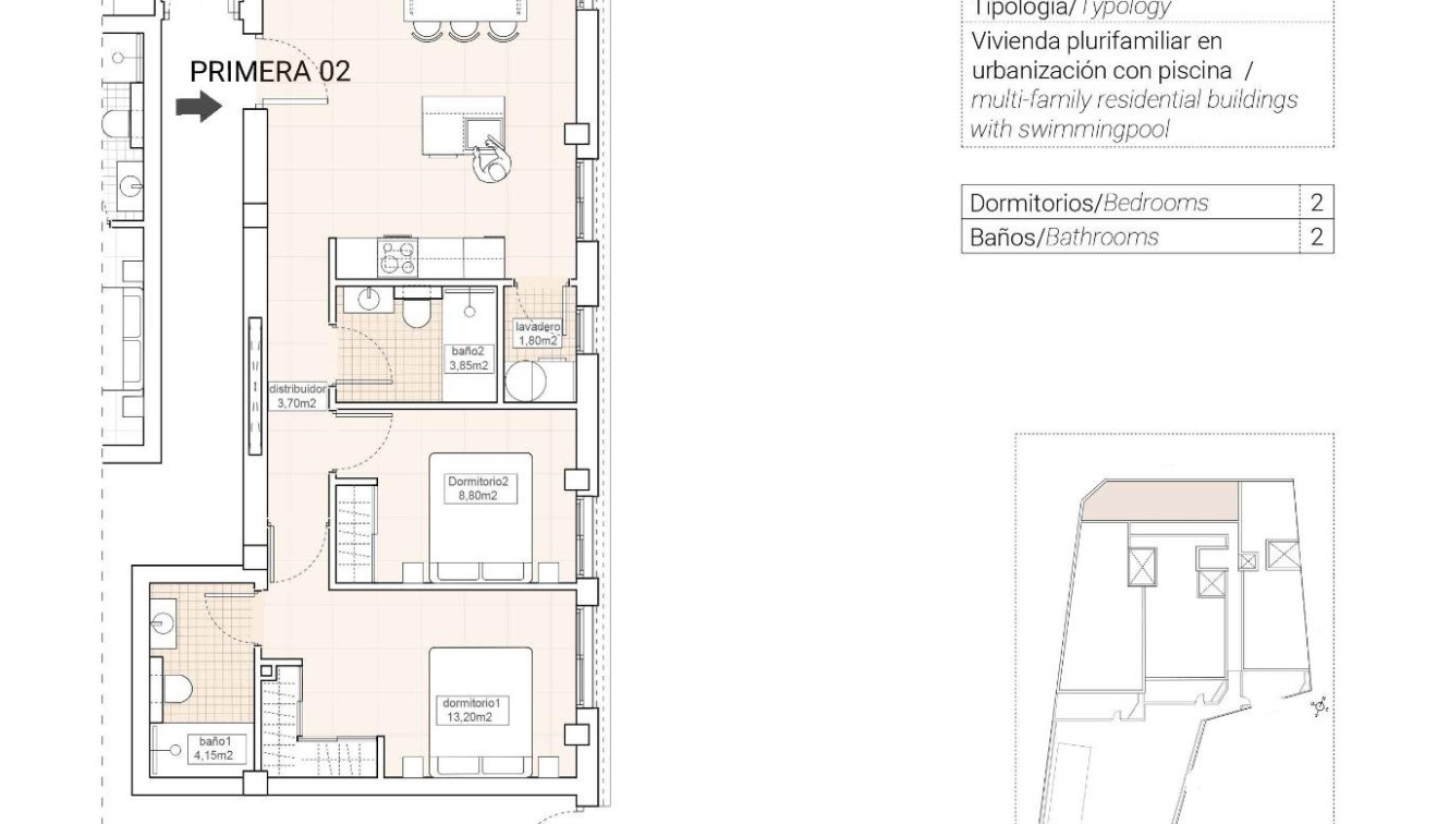 Novostavba - Apartment - Hondon de las Nieves - Pueblo