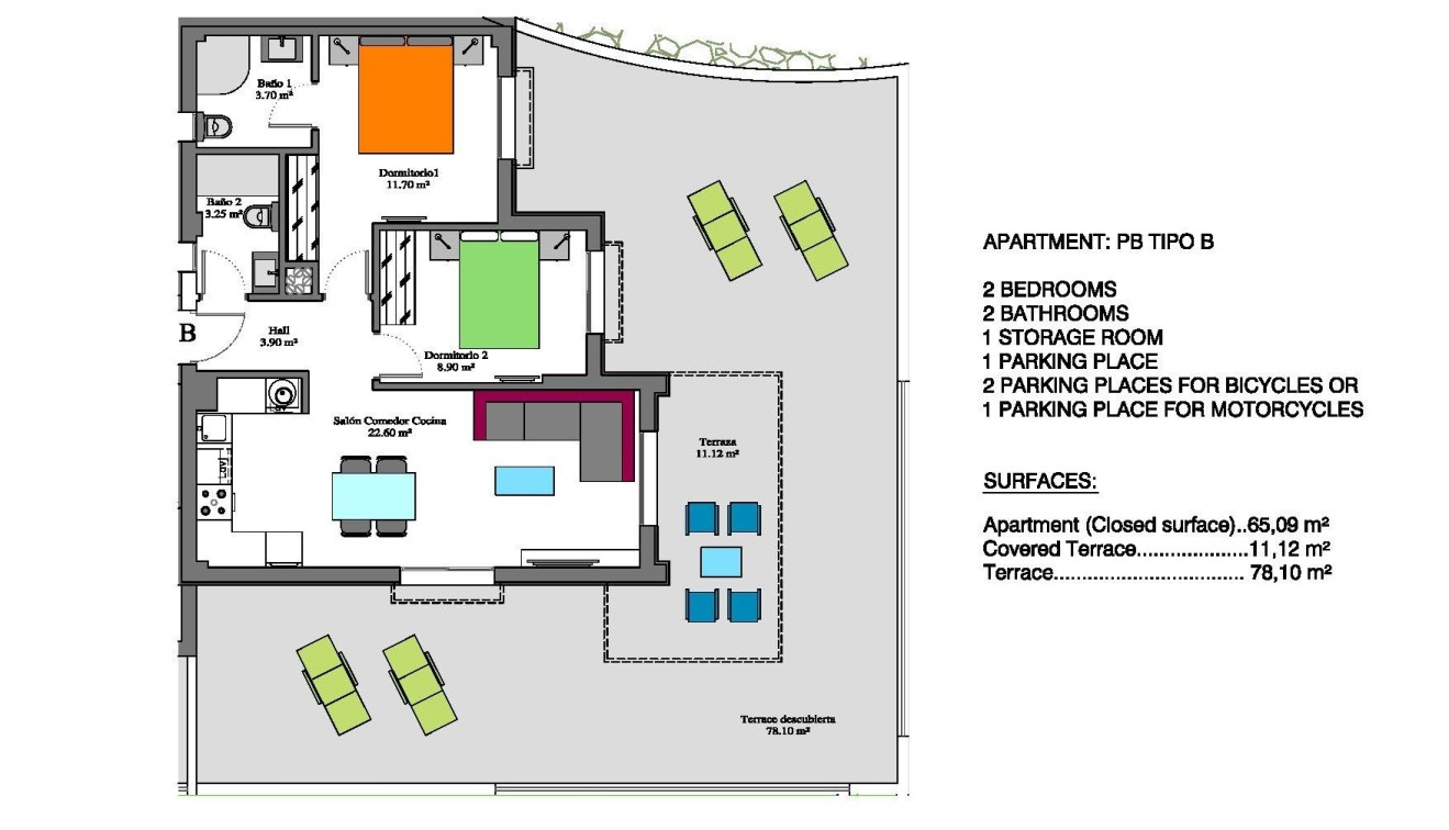 Novostavba - Apartment - Orihuela costa - Las Filipinas