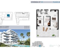 Novostavba - Apartment - Pilar de La Horadada - Mil Palmeras