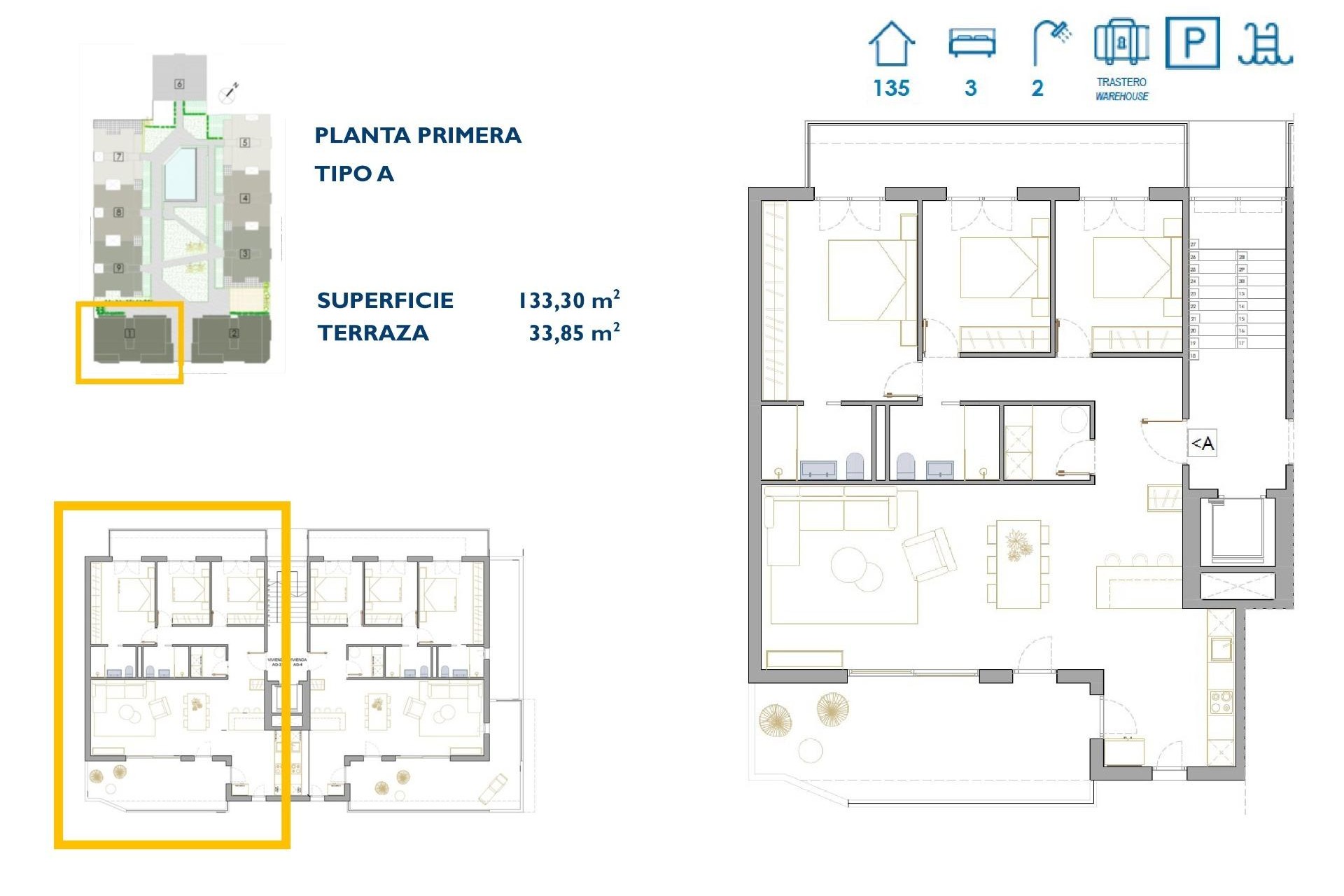 Novostavba - Apartment - San Pedro del Pinatar - Pueblo