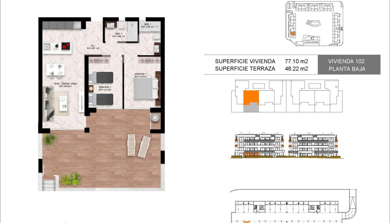 Novostavba - Apartment - Torrevieja - La Siesta