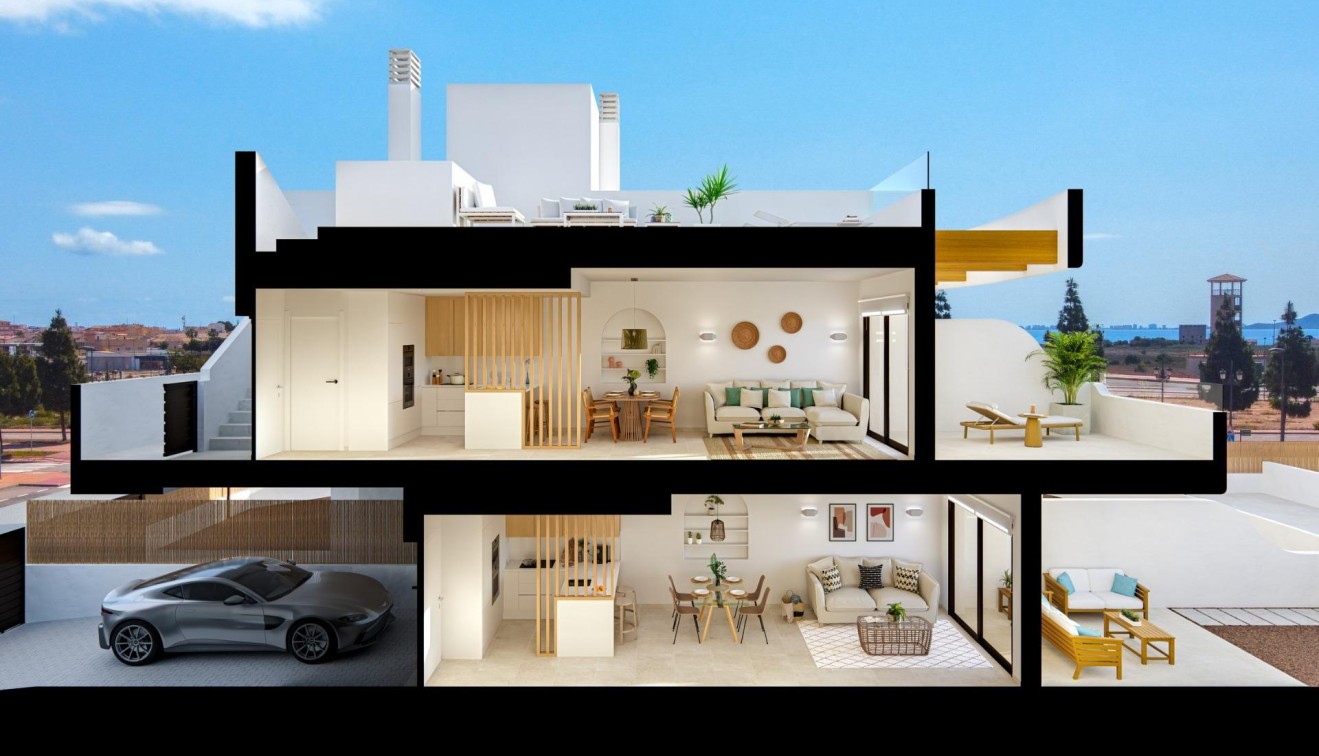 Novostavba - Bungalow - Los Alcázares - Serena Golf