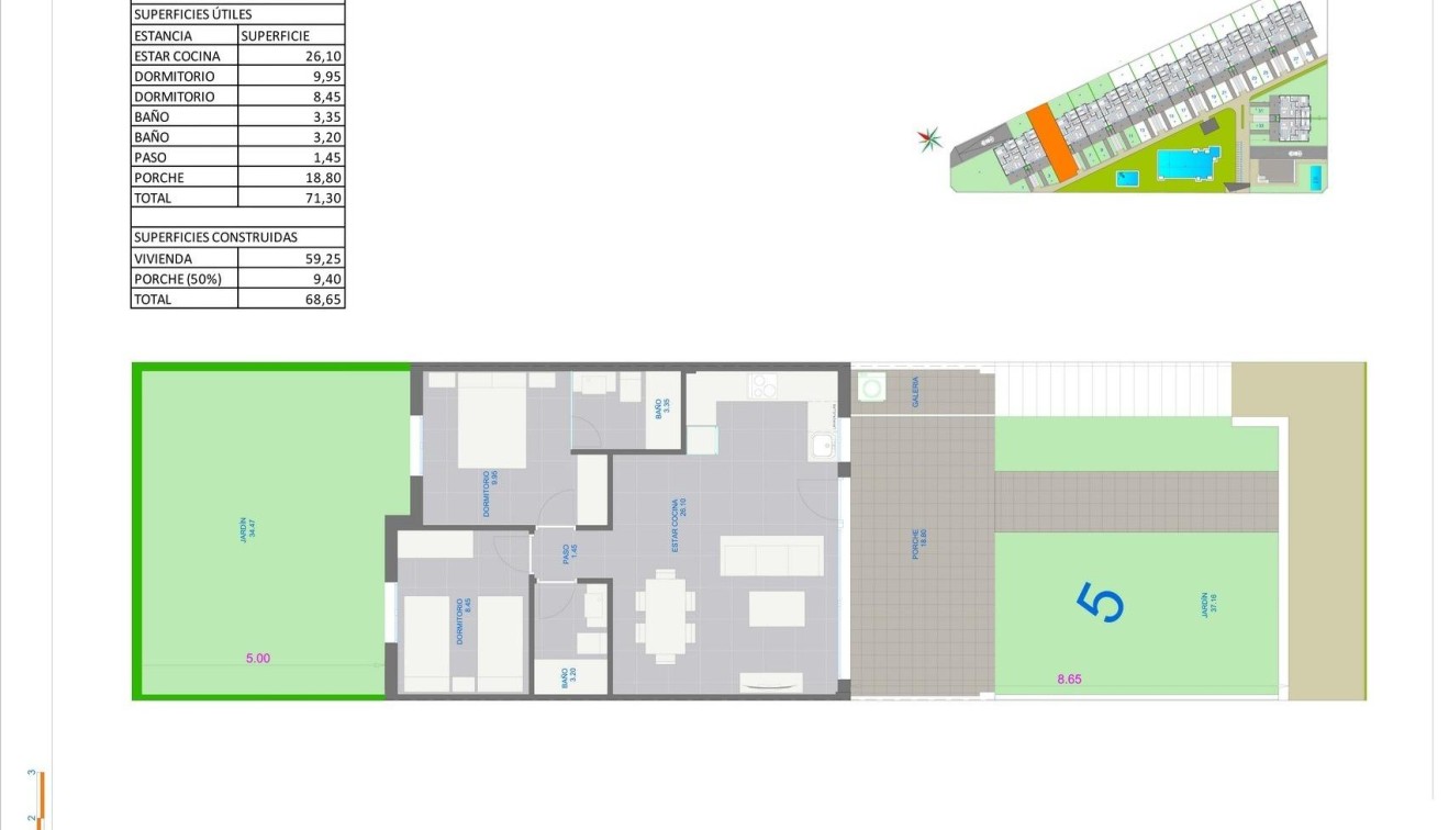Novostavba - Bungalow - Pilar de La Horadada - pueblo
