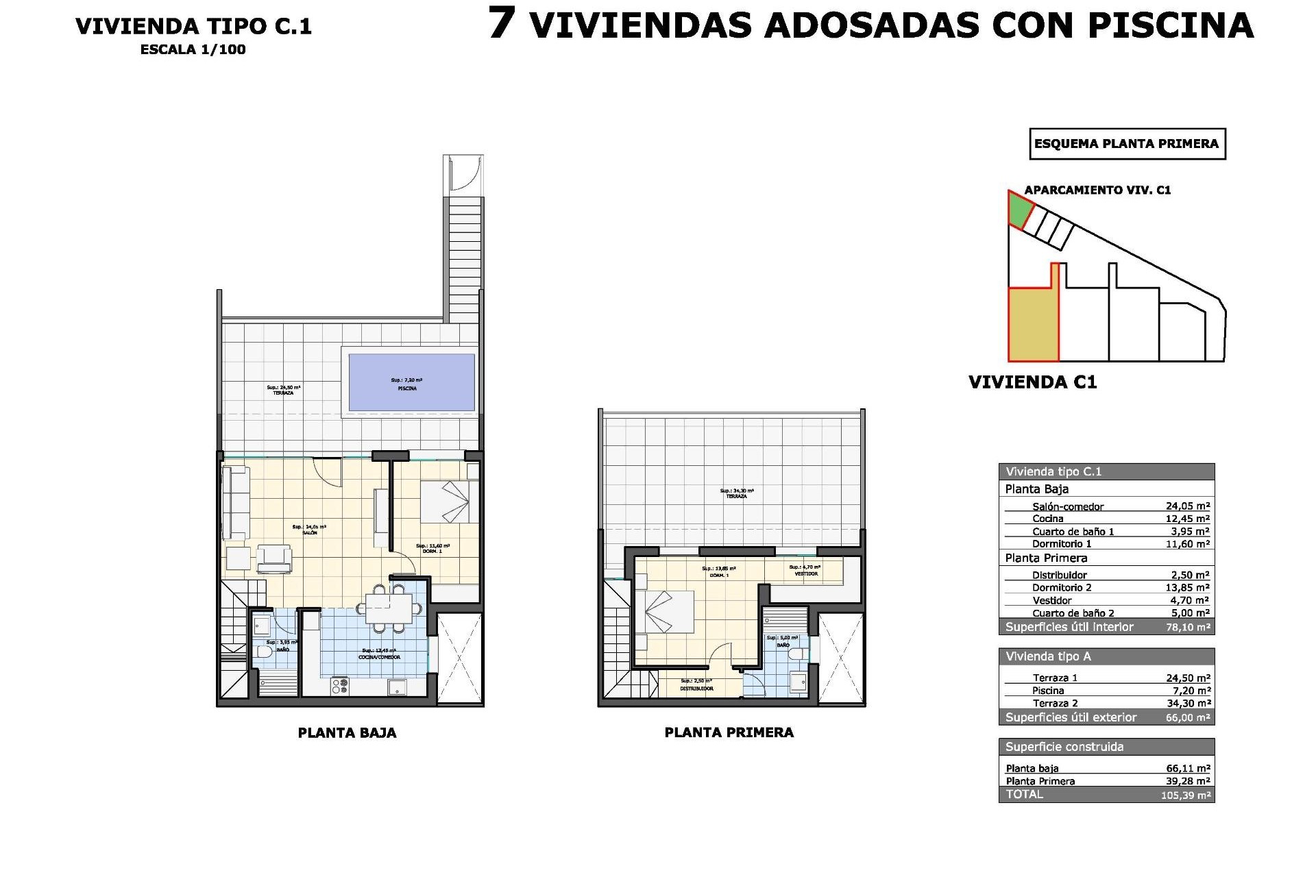 Novostavba - Bungalow - Pilar de La Horadada - pueblo