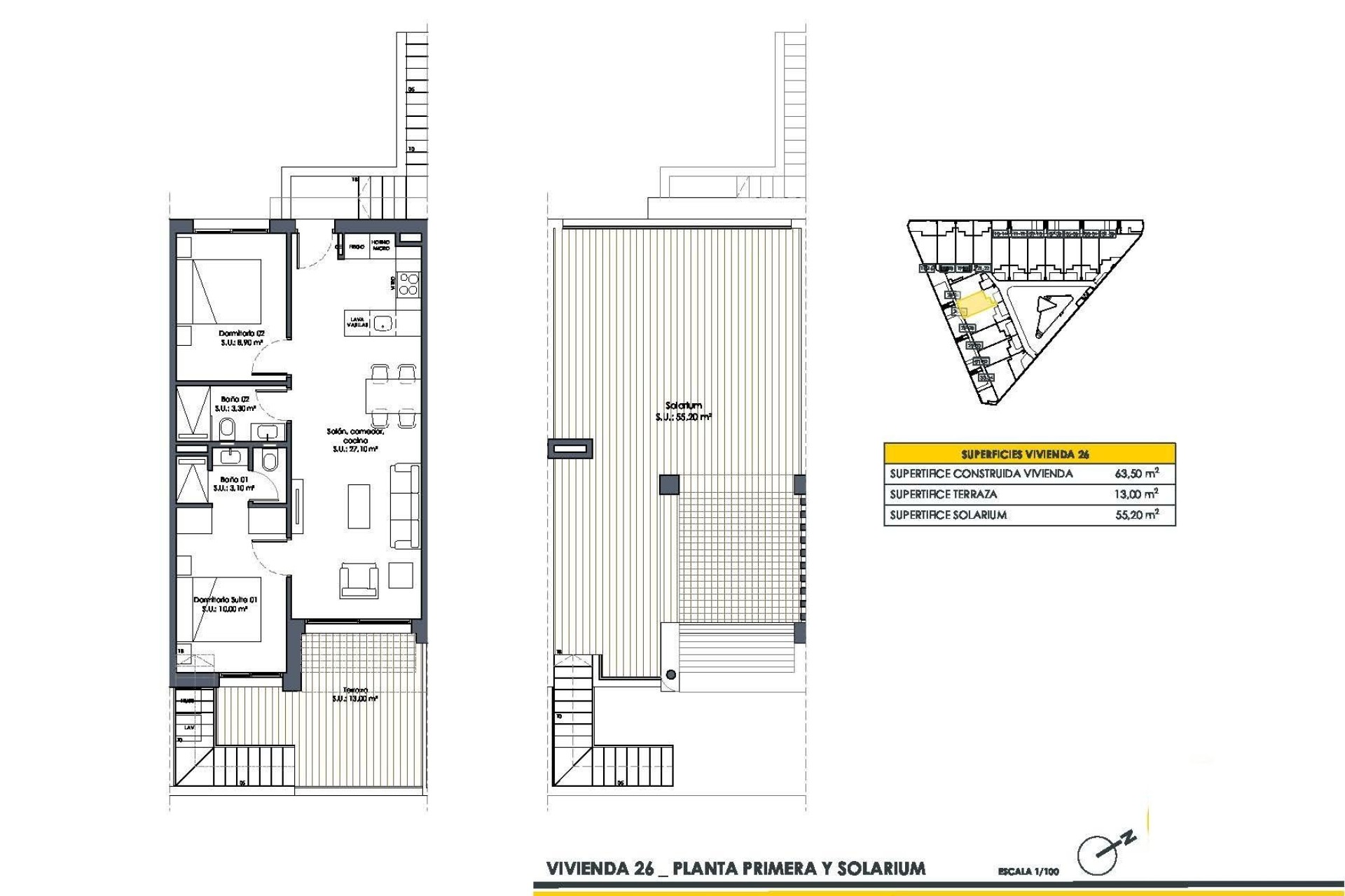Novostavba - Bungalow - San Fulgencio - Pueblo