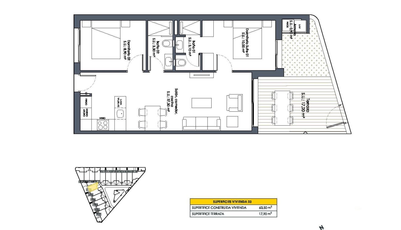 Novostavba - Bungalow - San Fulgencio - Pueblo