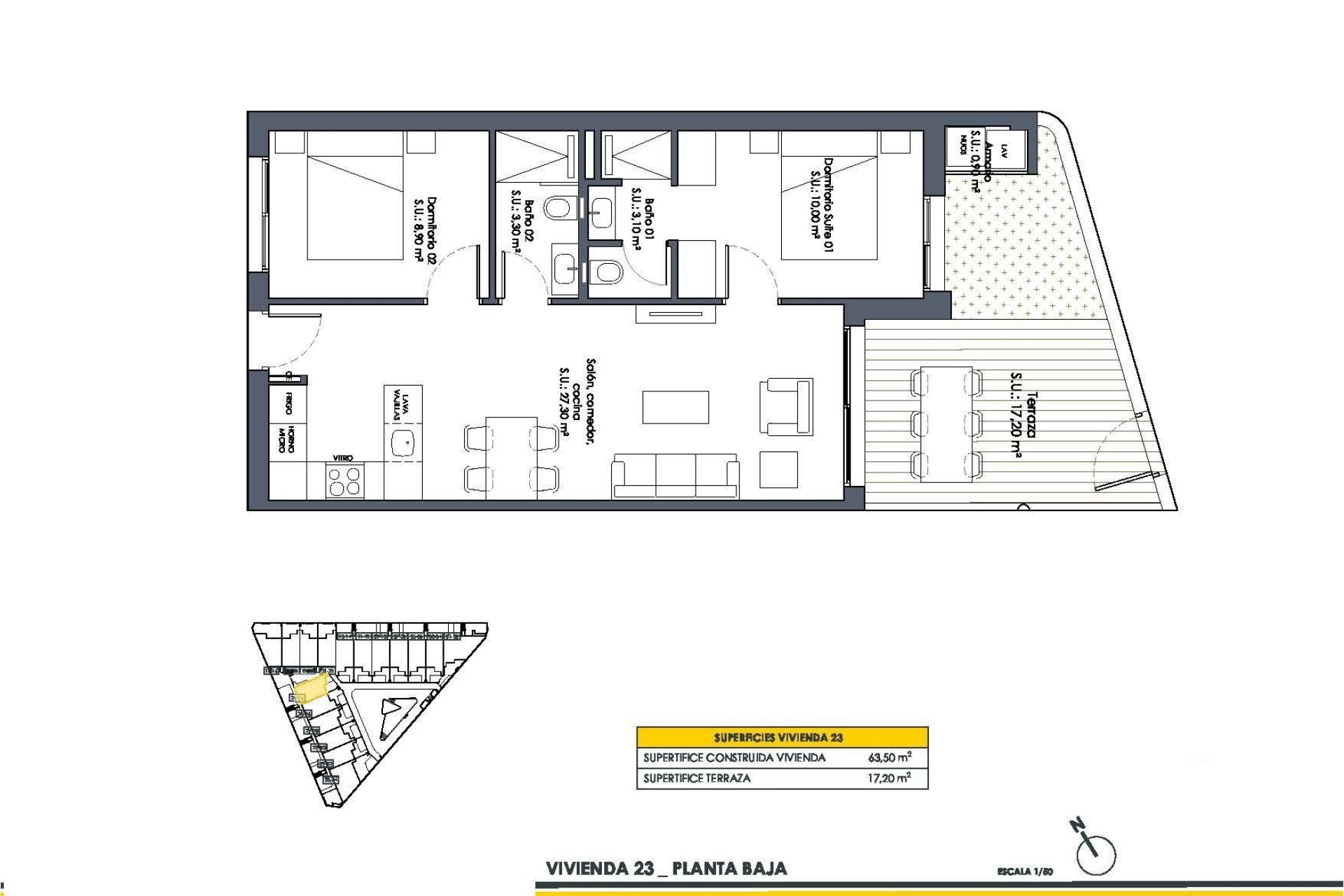 Novostavba - Bungalow - San Fulgencio - Pueblo