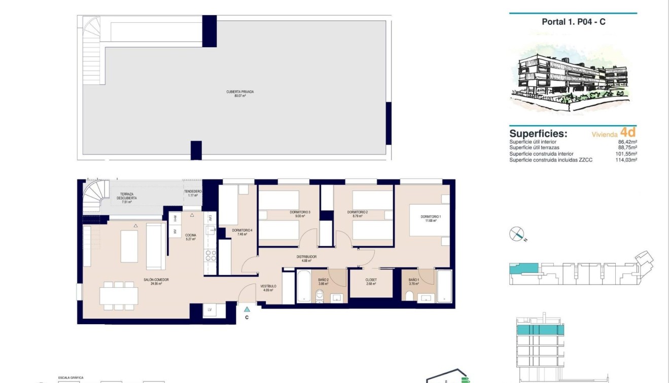 Novostavba - Penthouse - Alicante - San Agustín-PAU 2