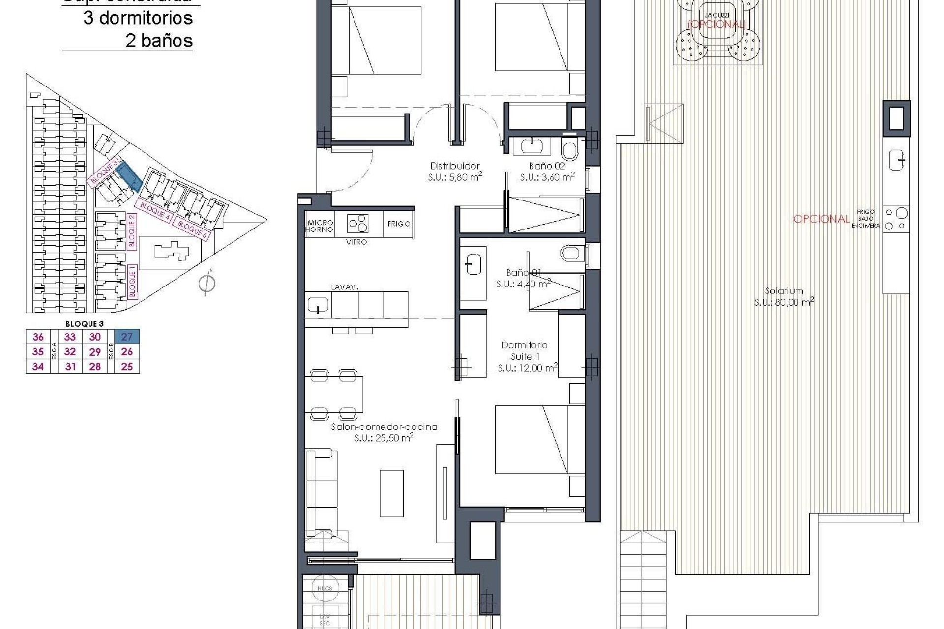 Novostavba - Penthouse - Los Alcázares - Serena Golf