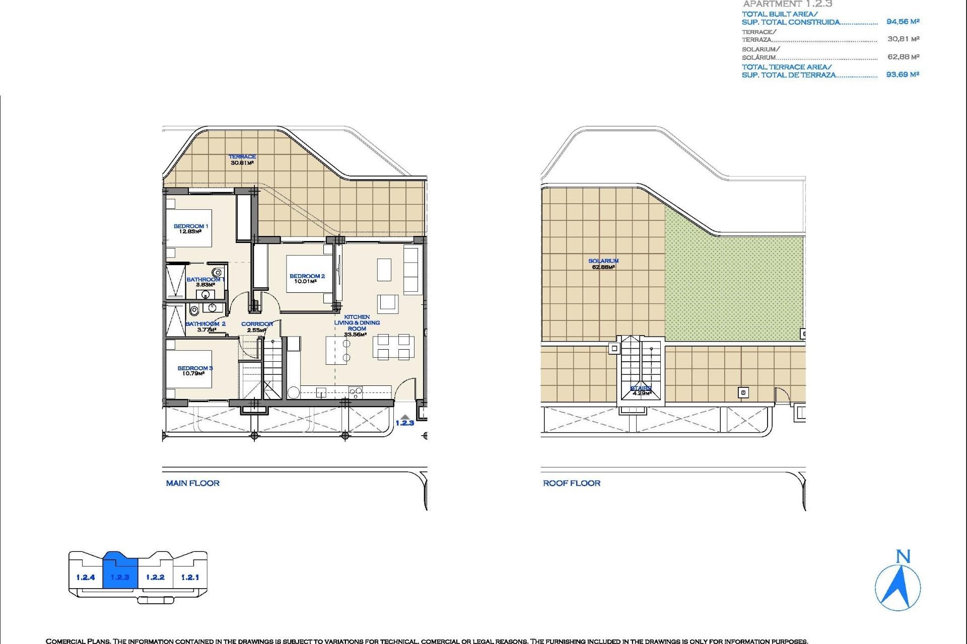 Novostavba - Penthouse - Los Alcázares - Serena Golf