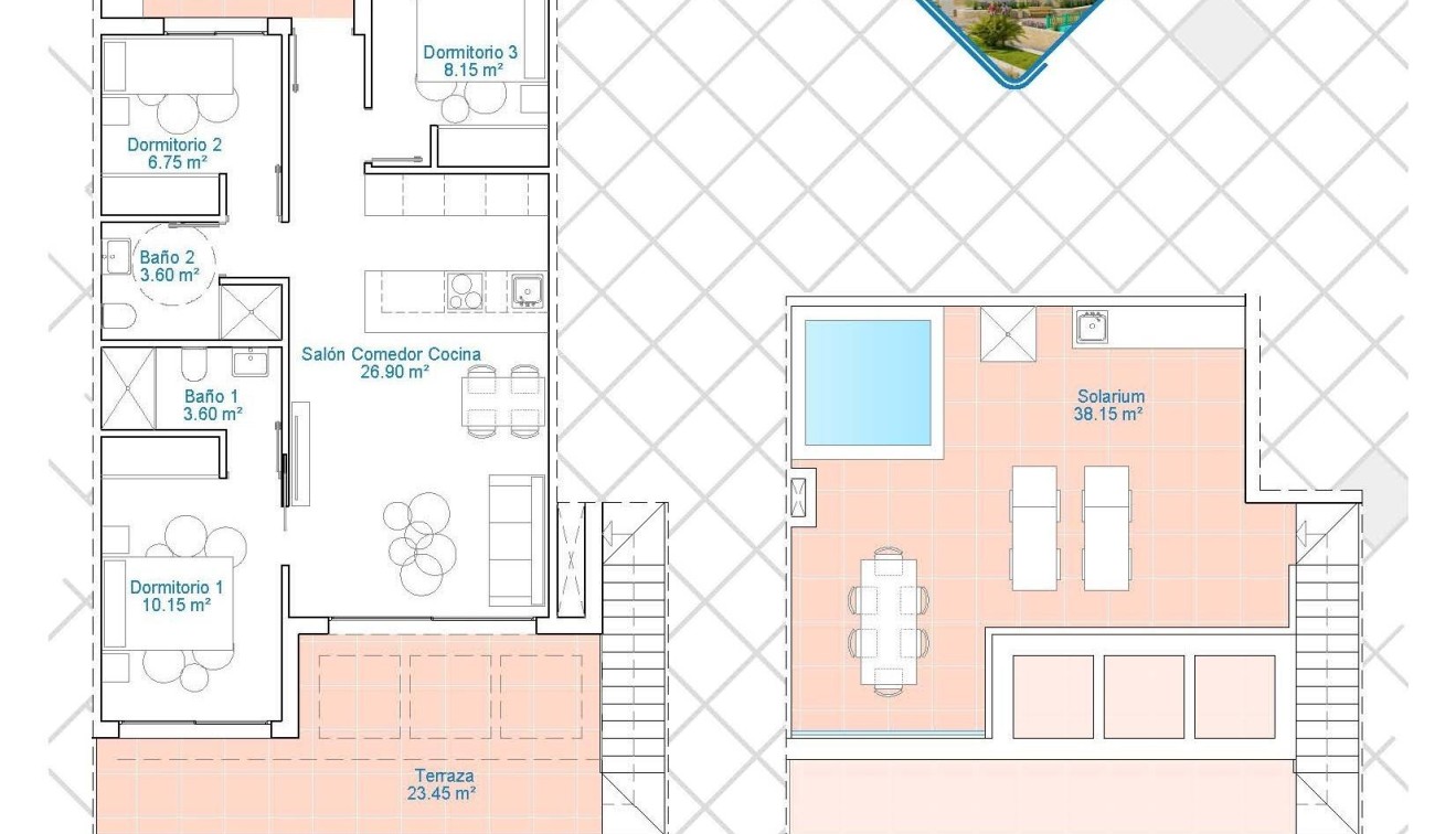 Novostavba - Penthouse - Pilar de La Horadada - Lo Monte
