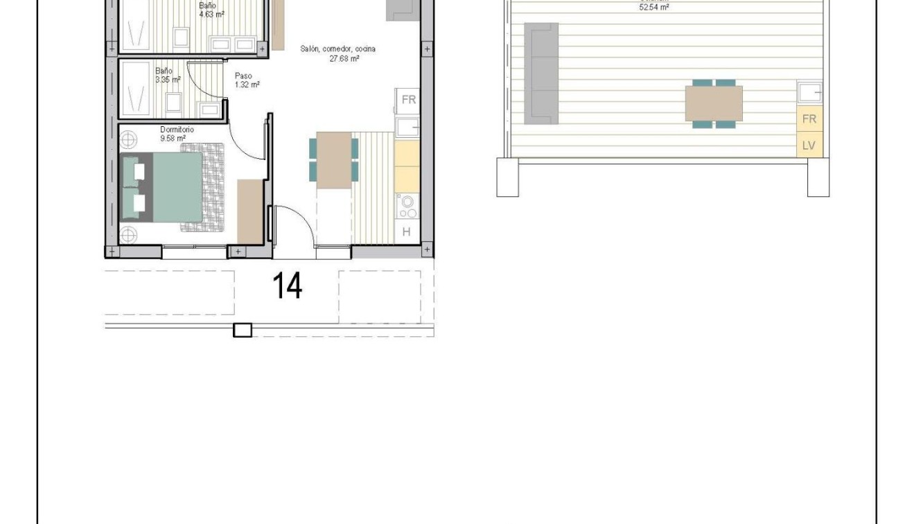 Novostavba - Penthouse - Torre Pacheco - San Cayetano