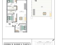 Novostavba - Penthouse - Torre Pacheco - San Cayetano