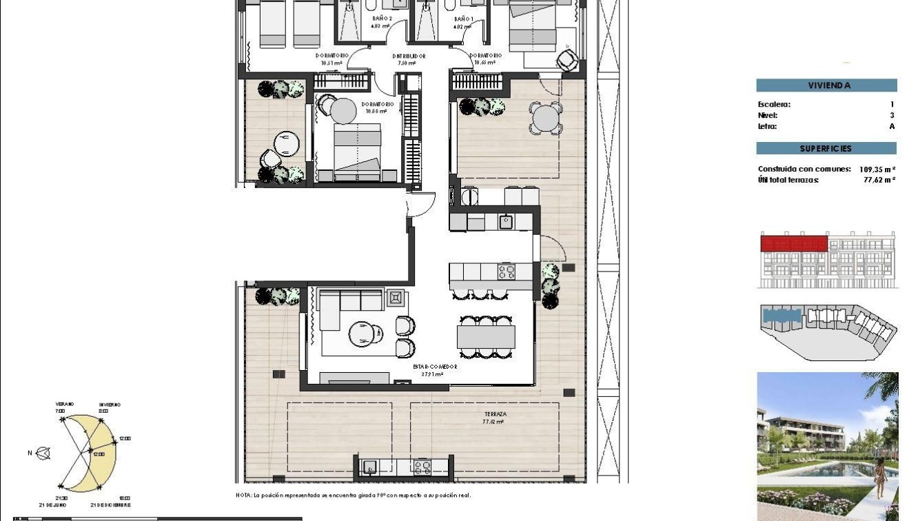 Novostavba - Penthouse - Torre Pacheco - Santa Rosalia Lake And Life Resort