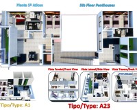 Novostavba - Penthouse - Torrevieja - Centro