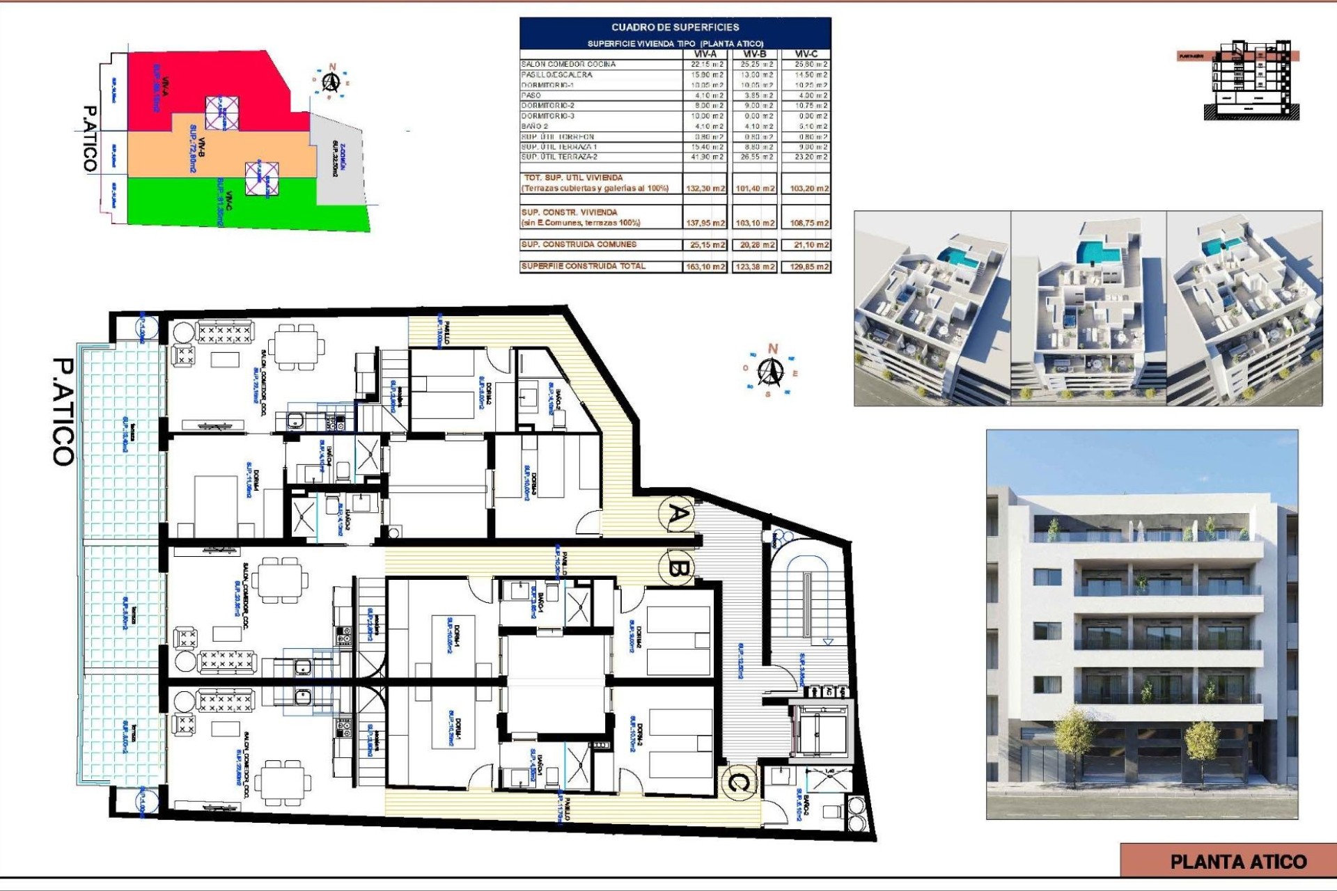 Novostavba - Penthouse - Torrevieja - Centro