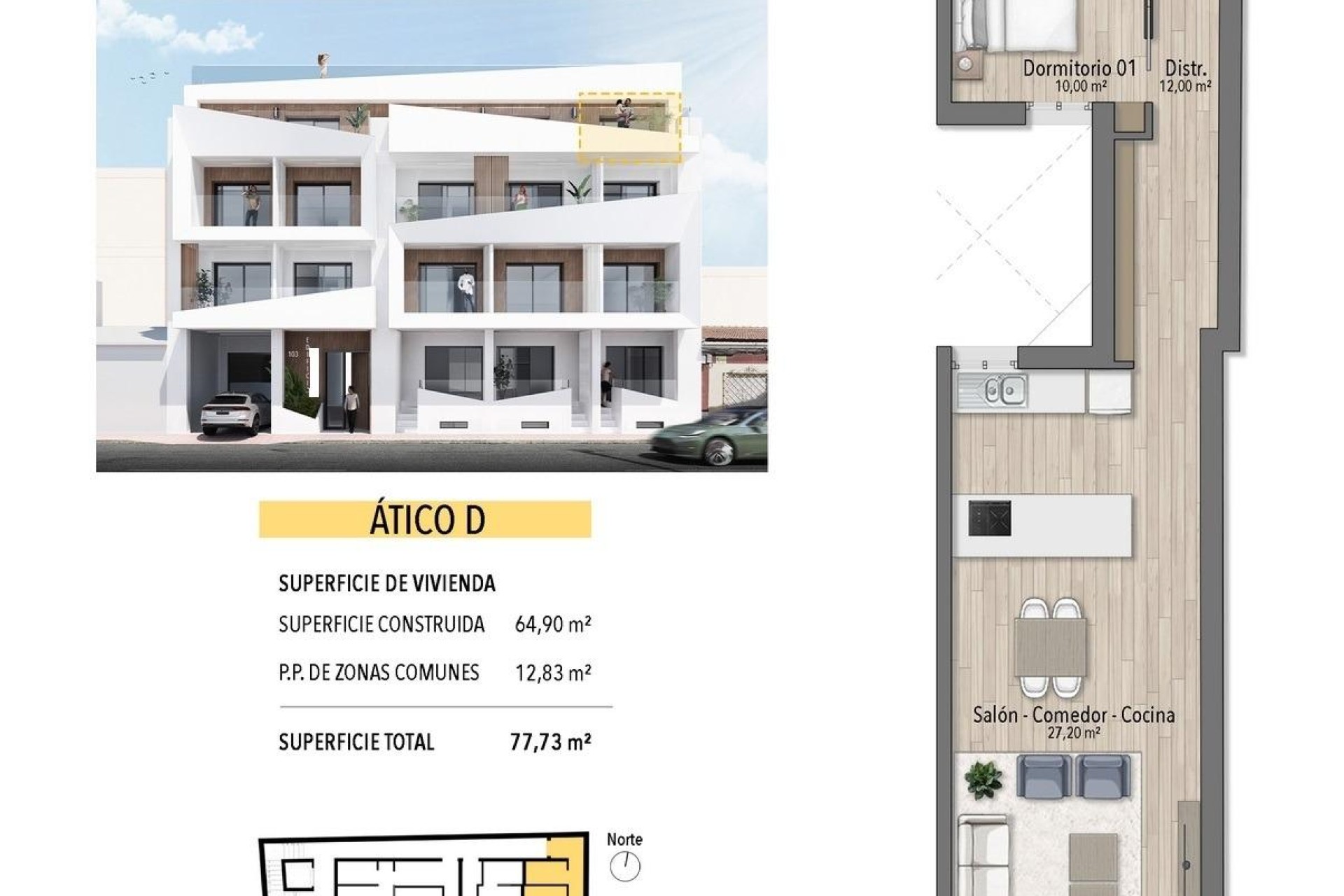 Novostavba - Penthouse - Torrevieja - Playa de El Cura