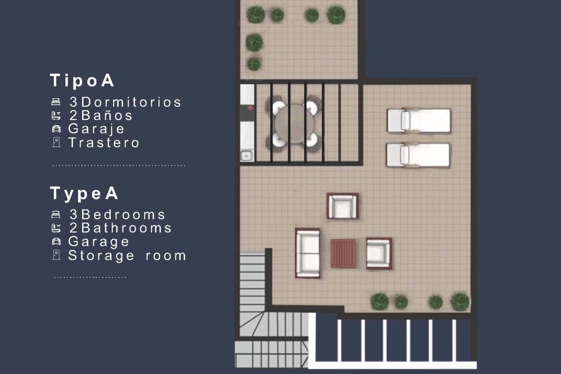 Novostavba - Top Floor Bungalow - San Pedro del Pinatar - Los Pinos