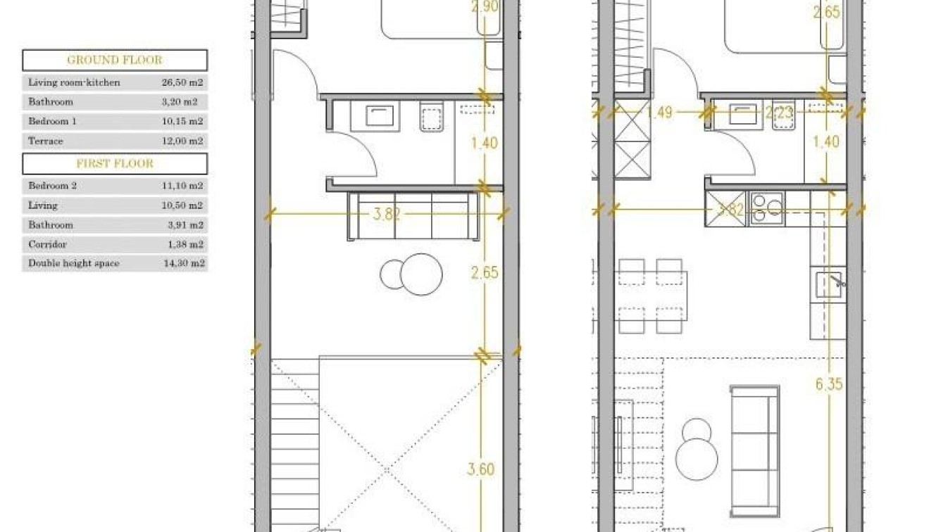 Novostavba - Town House - Orihuela costa - PAU 26