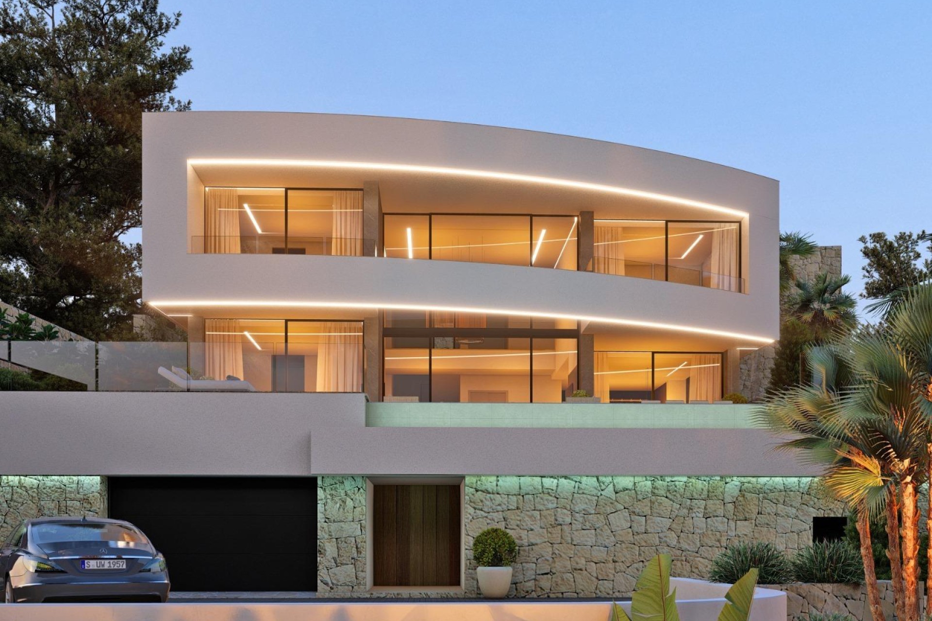 Novostavba - Villa - Calpe - Empedrola
