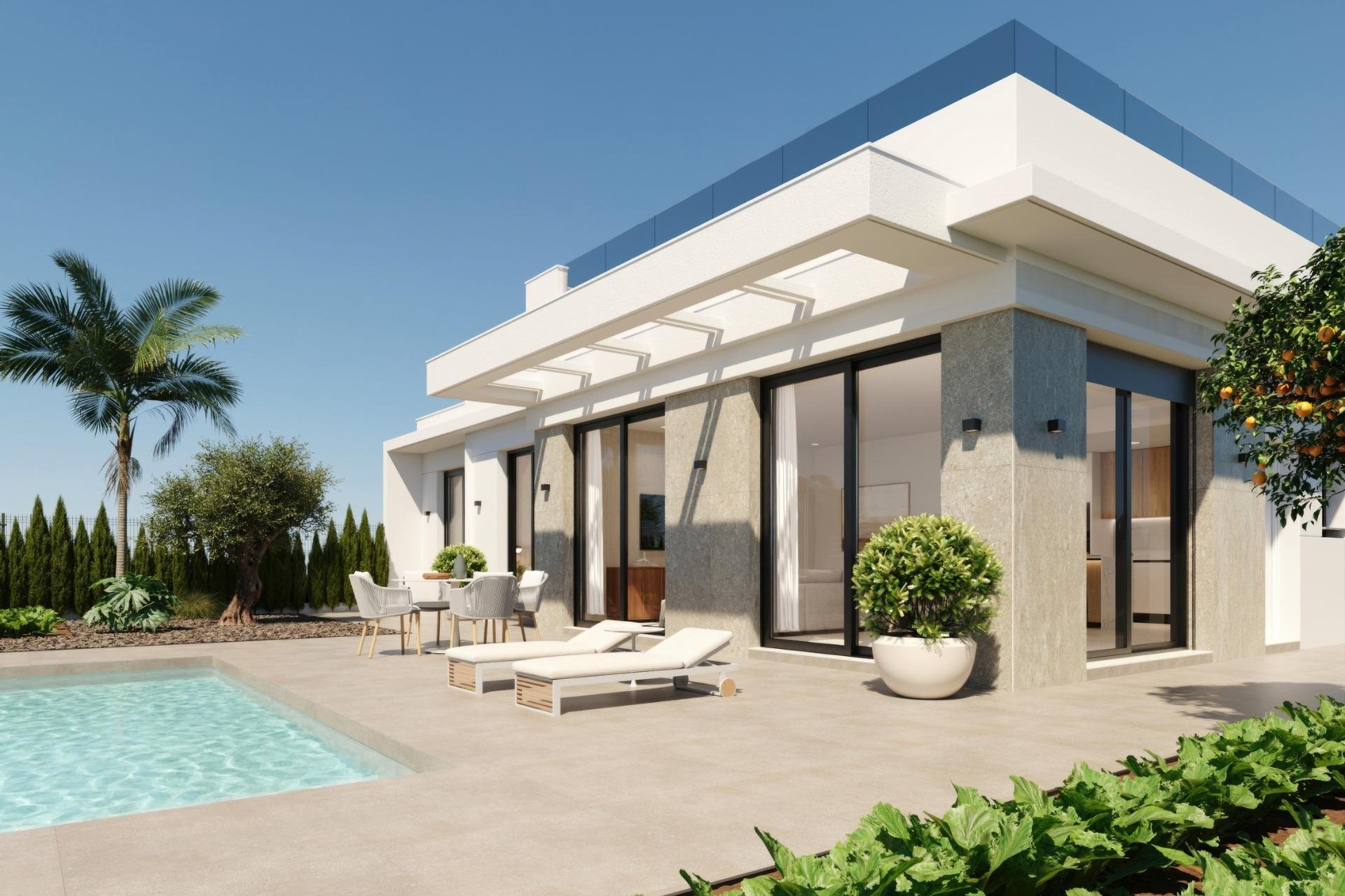 Novostavba - Villa - Fuente Álamo - Hacienda Del Álamo Golf