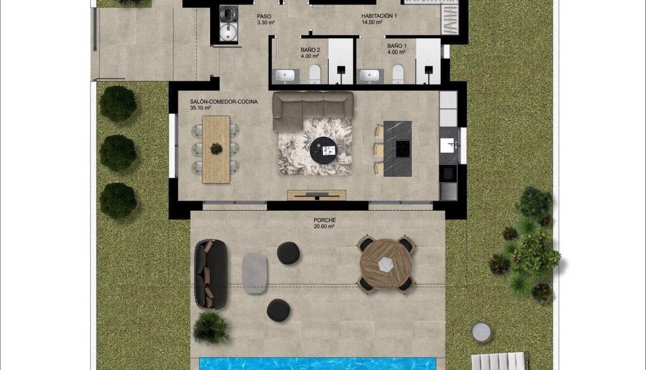 Novostavba - Villa - Hondon de las Nieves - Urbaniz La Montañosa