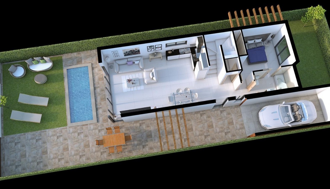 Novostavba - Villa - Los Alcázares - Torre del Rame