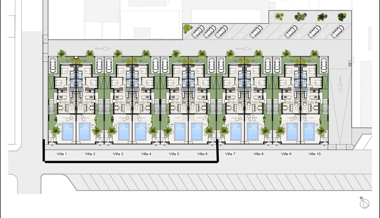 Novostavba - Villa - Los Nietos - Los Nietos playa