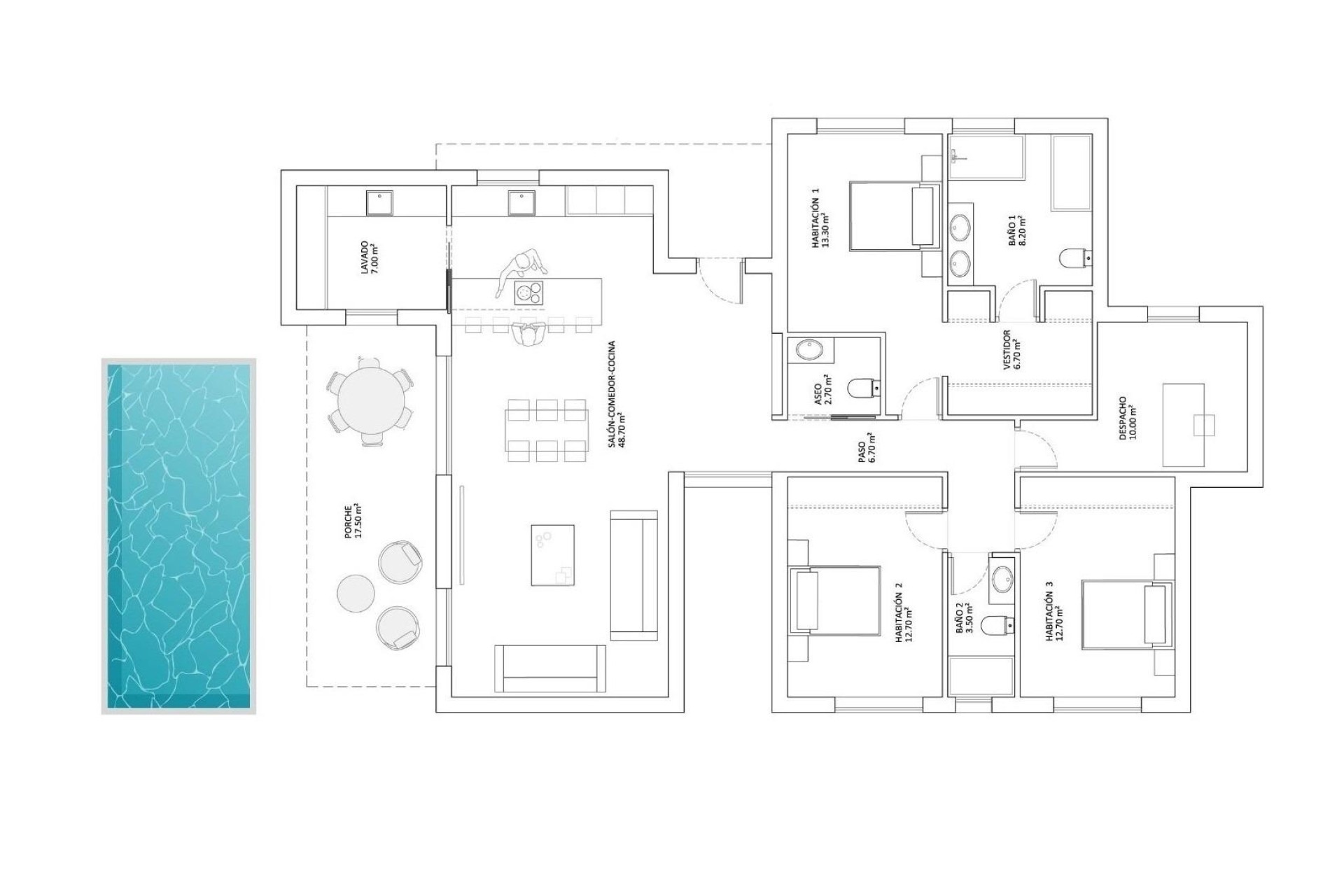 Novostavba - Villa - Monforte del Cid - La Capitana