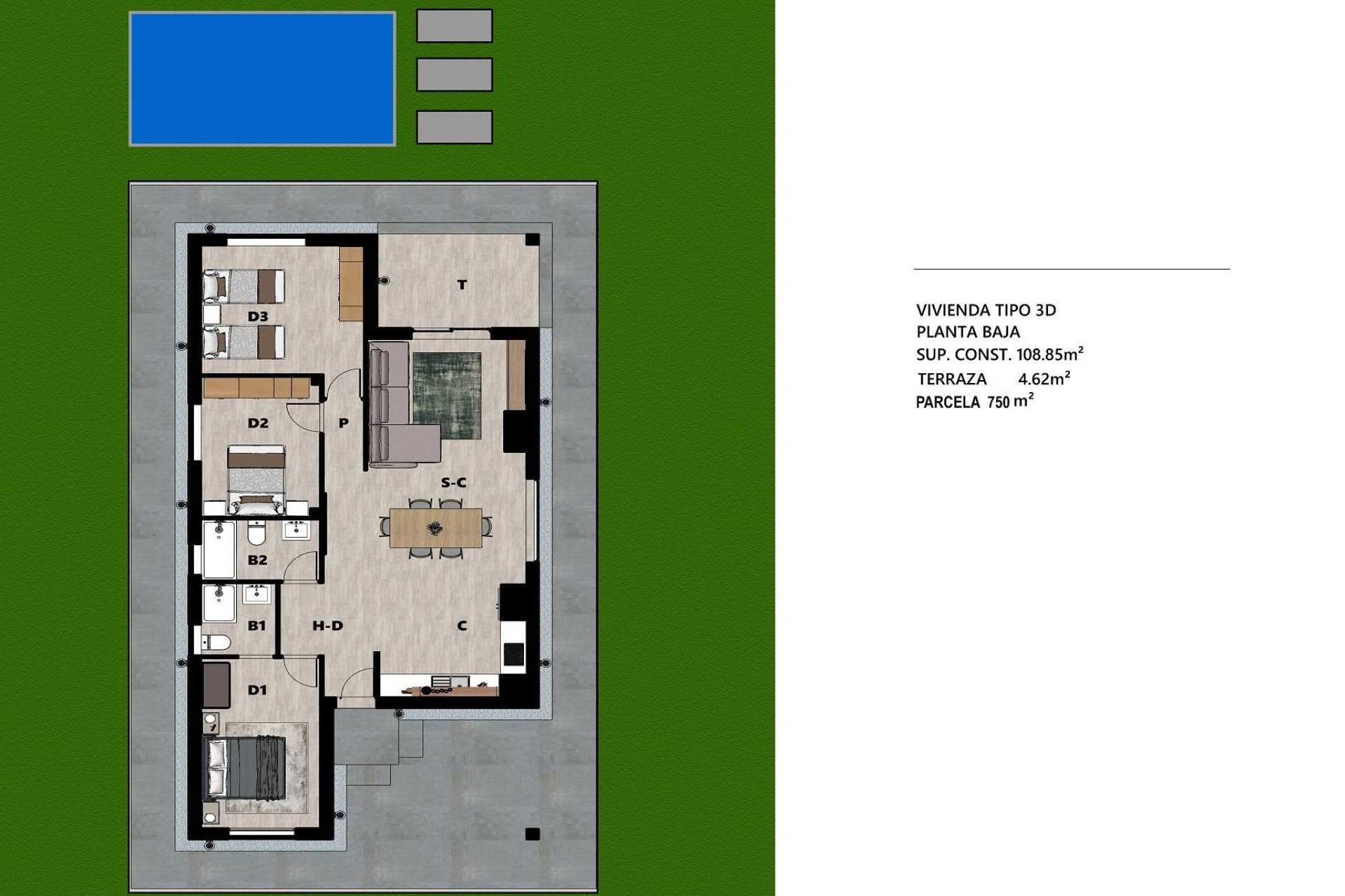 Novostavba - Villa - Moratalla - Campo de San Juan
