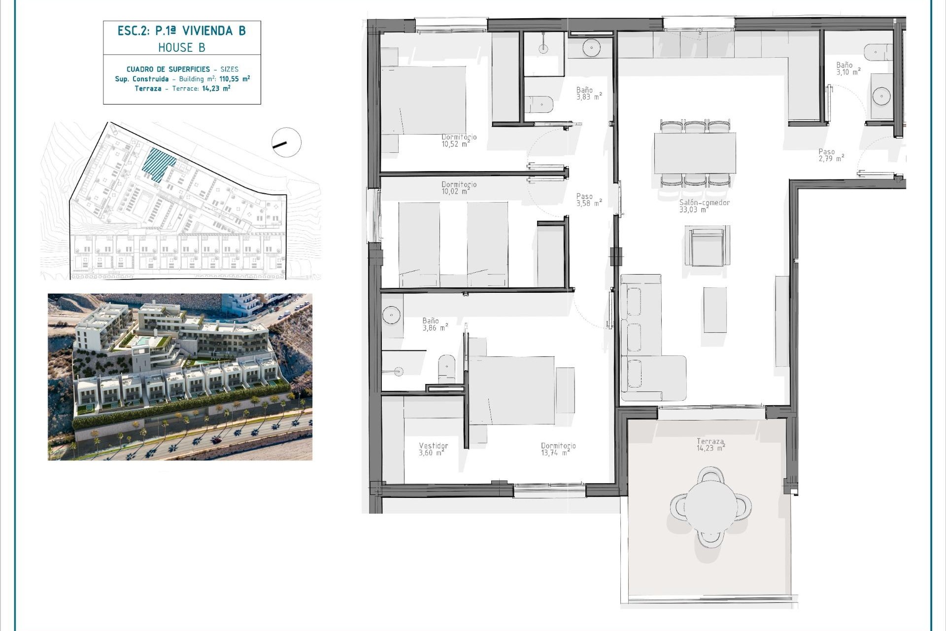 Nowo zbudowane - Apartament - Águilas - Playa del Hornillo