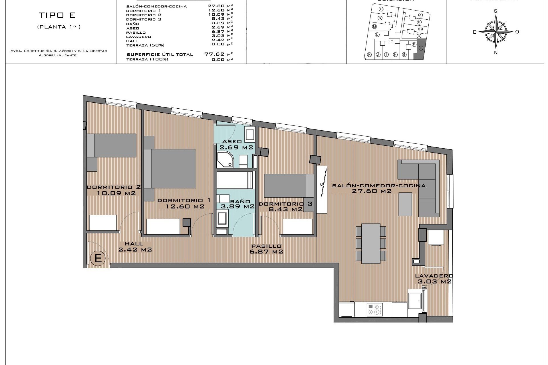 Nowo zbudowane - Apartament - Algorfa - Pueblo