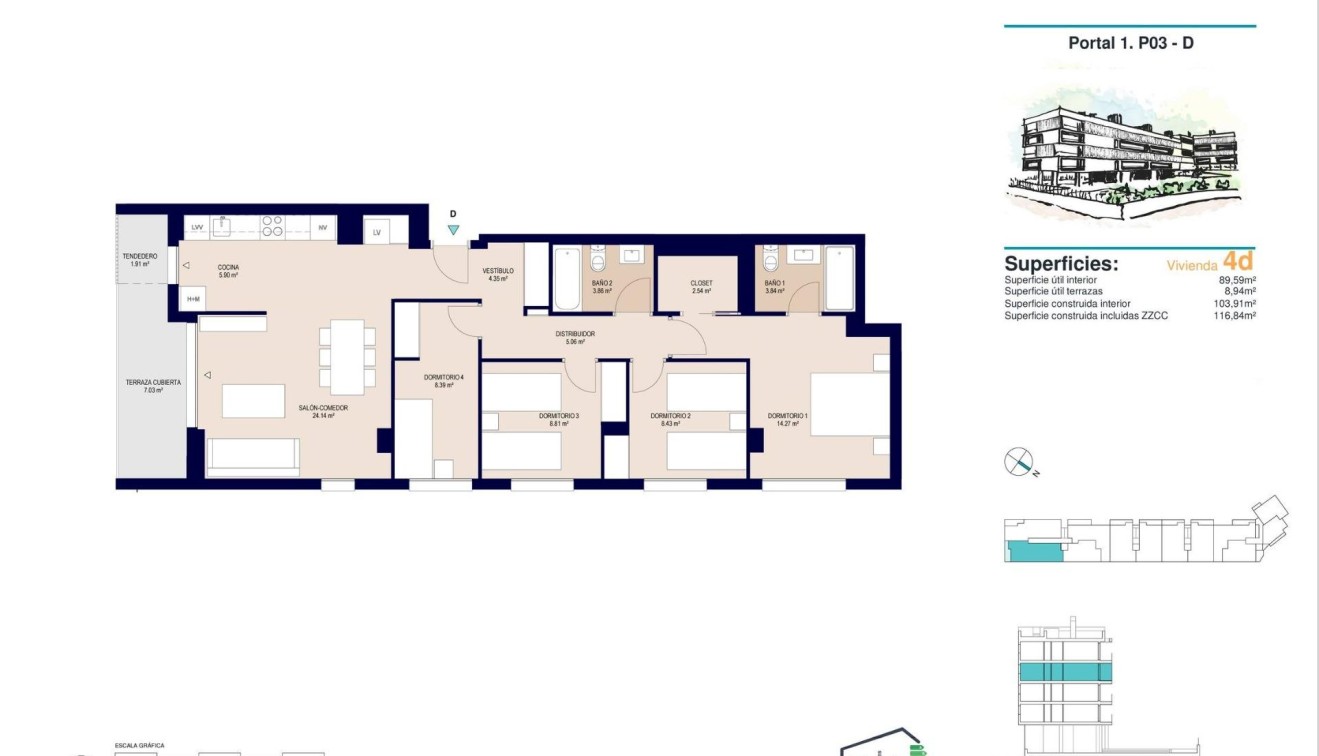 Nowo zbudowane - Apartament - Alicante - San Agustín-PAU 2