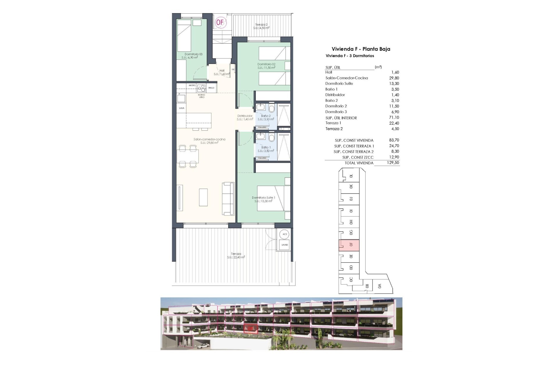 Nowo zbudowane - Apartament - Benijófar - Pueblo