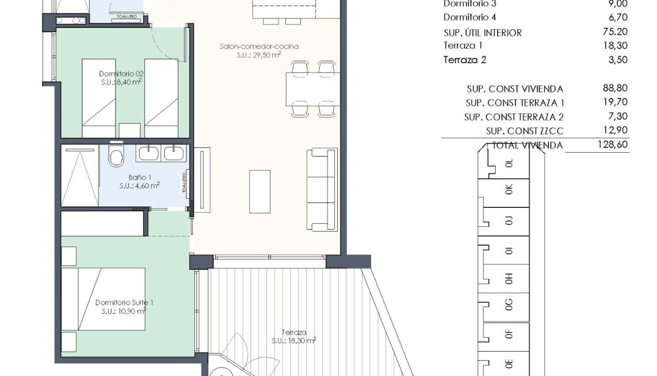 Nowo zbudowane - Apartament - Benijófar - Pueblo