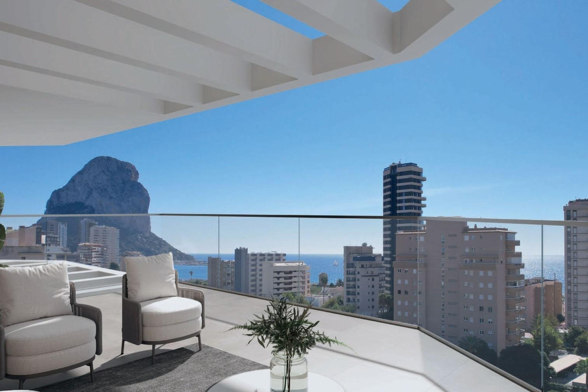 Nowo zbudowane - Apartament - Calpe - Playa Cantal Roig