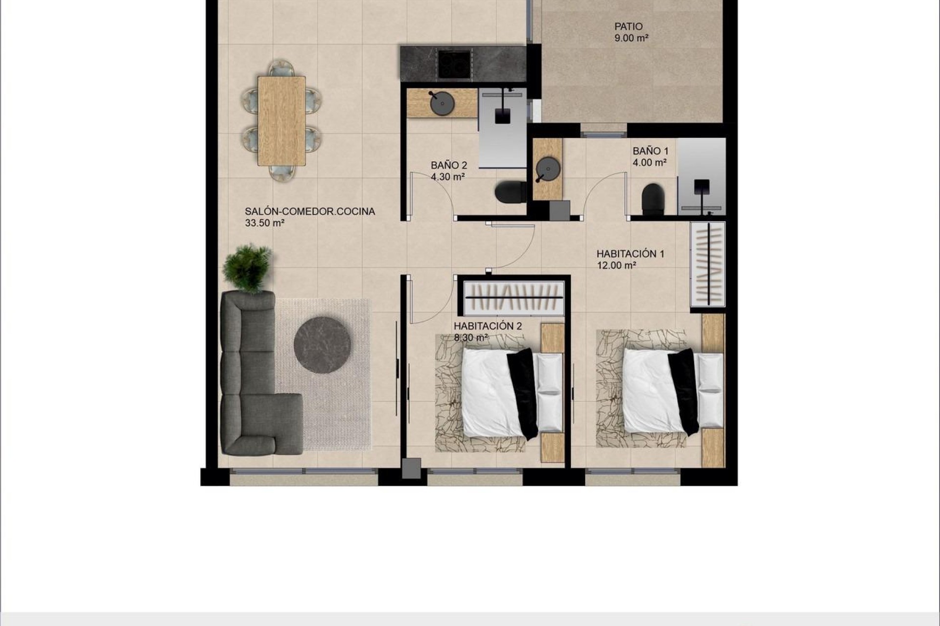 Nowo zbudowane - Apartament - Catral - pueblo