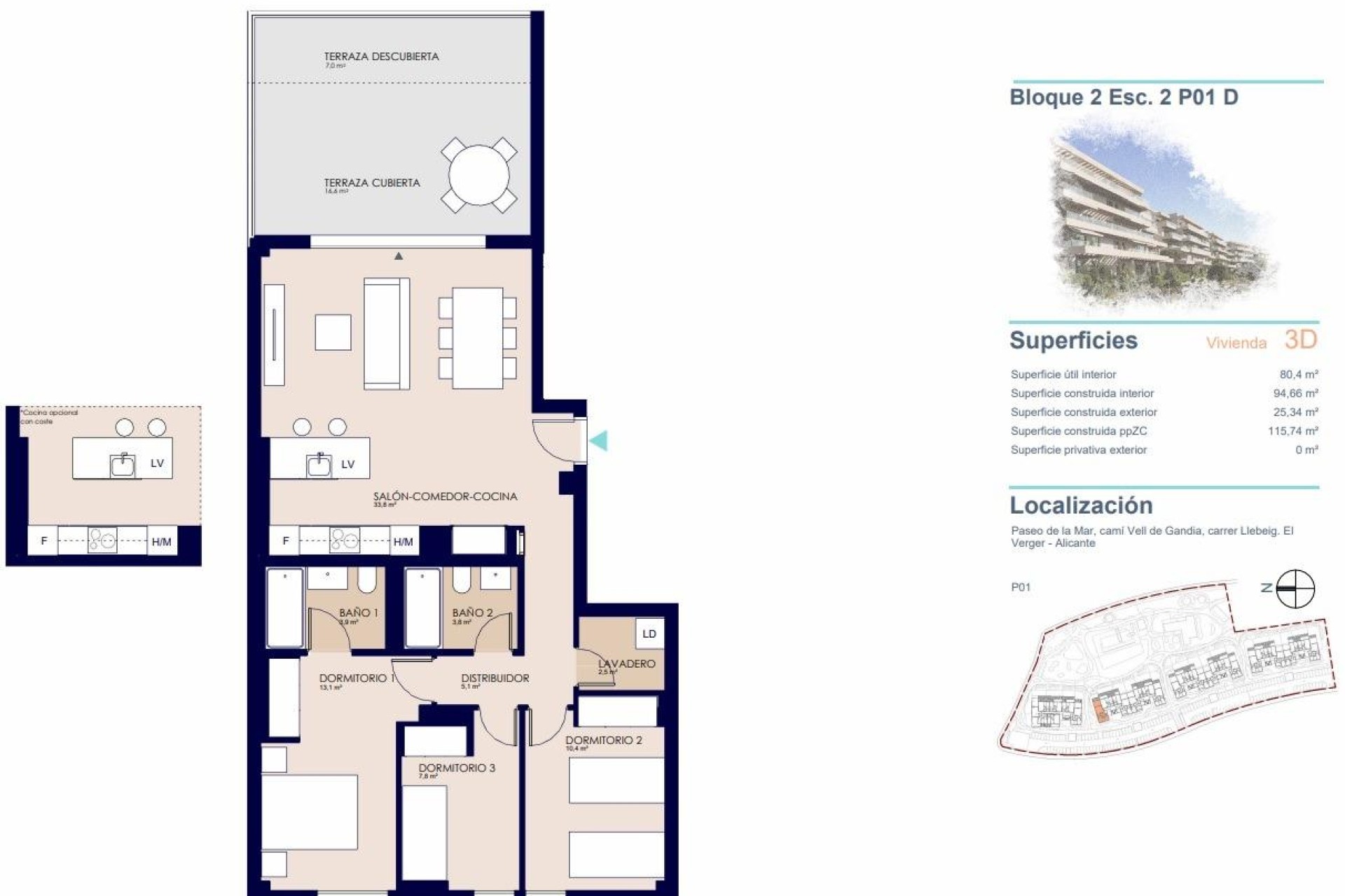 Nowo zbudowane - Apartament - Denia - Playa de La Almadraba