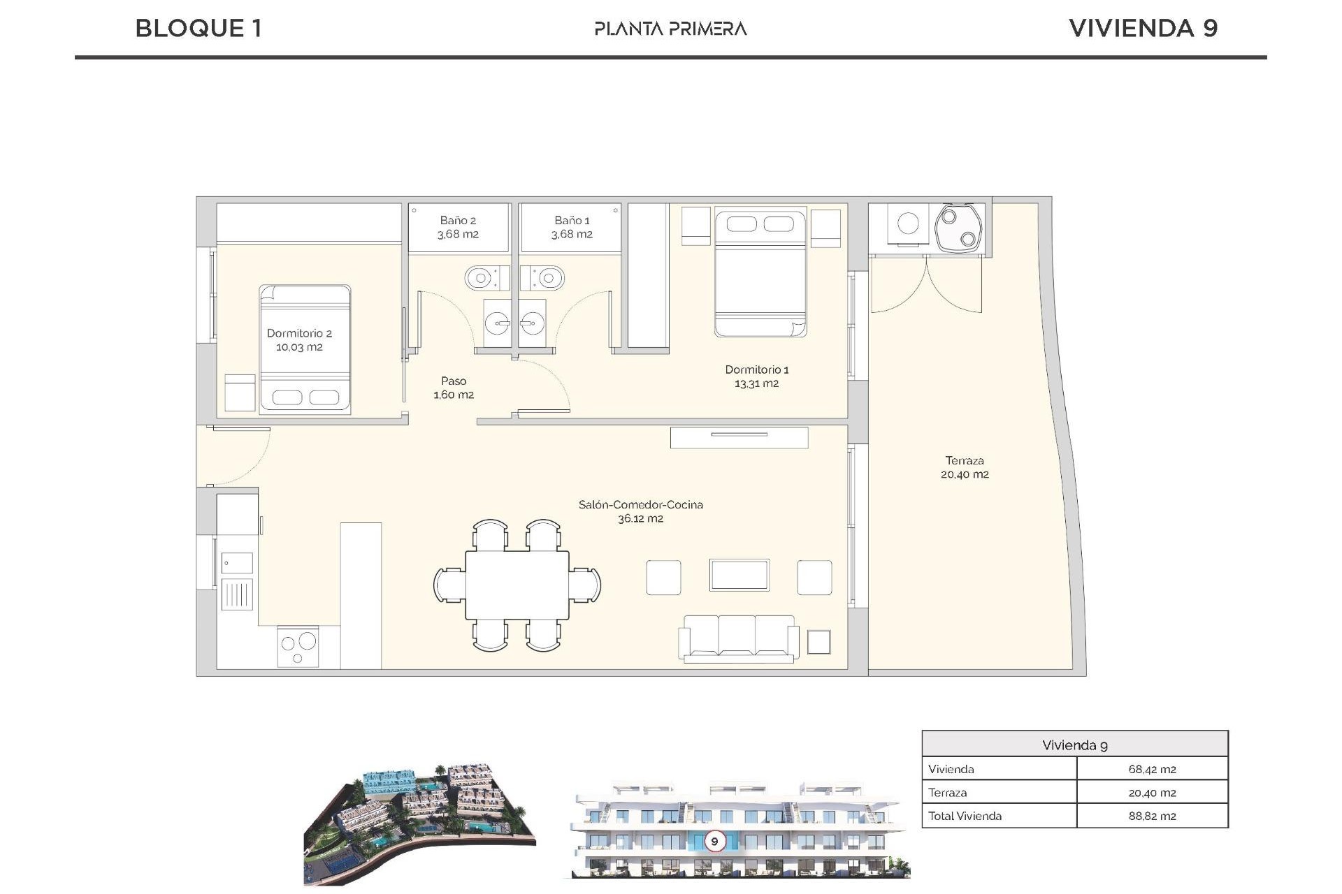 Nowo zbudowane - Apartament - Finestrat - Puig Campana Golf