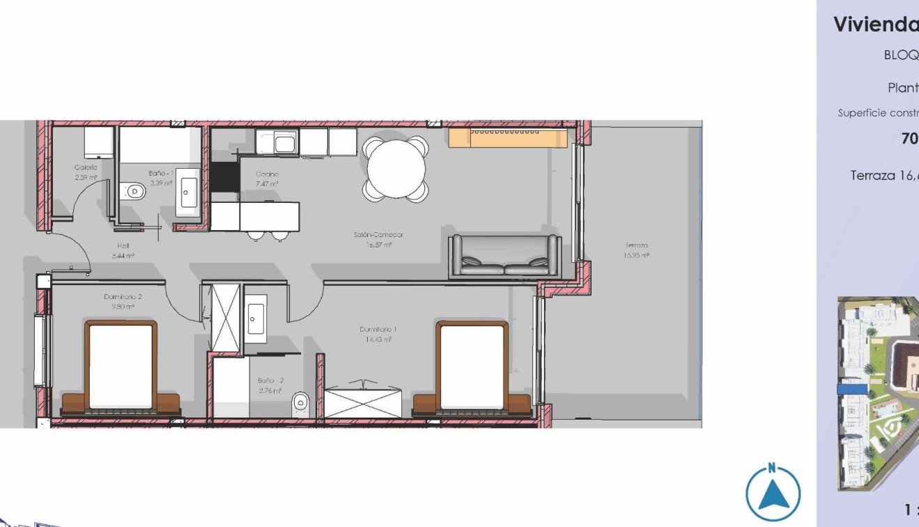 Nowo zbudowane - Apartament - Guardamar del Segura - El Raso