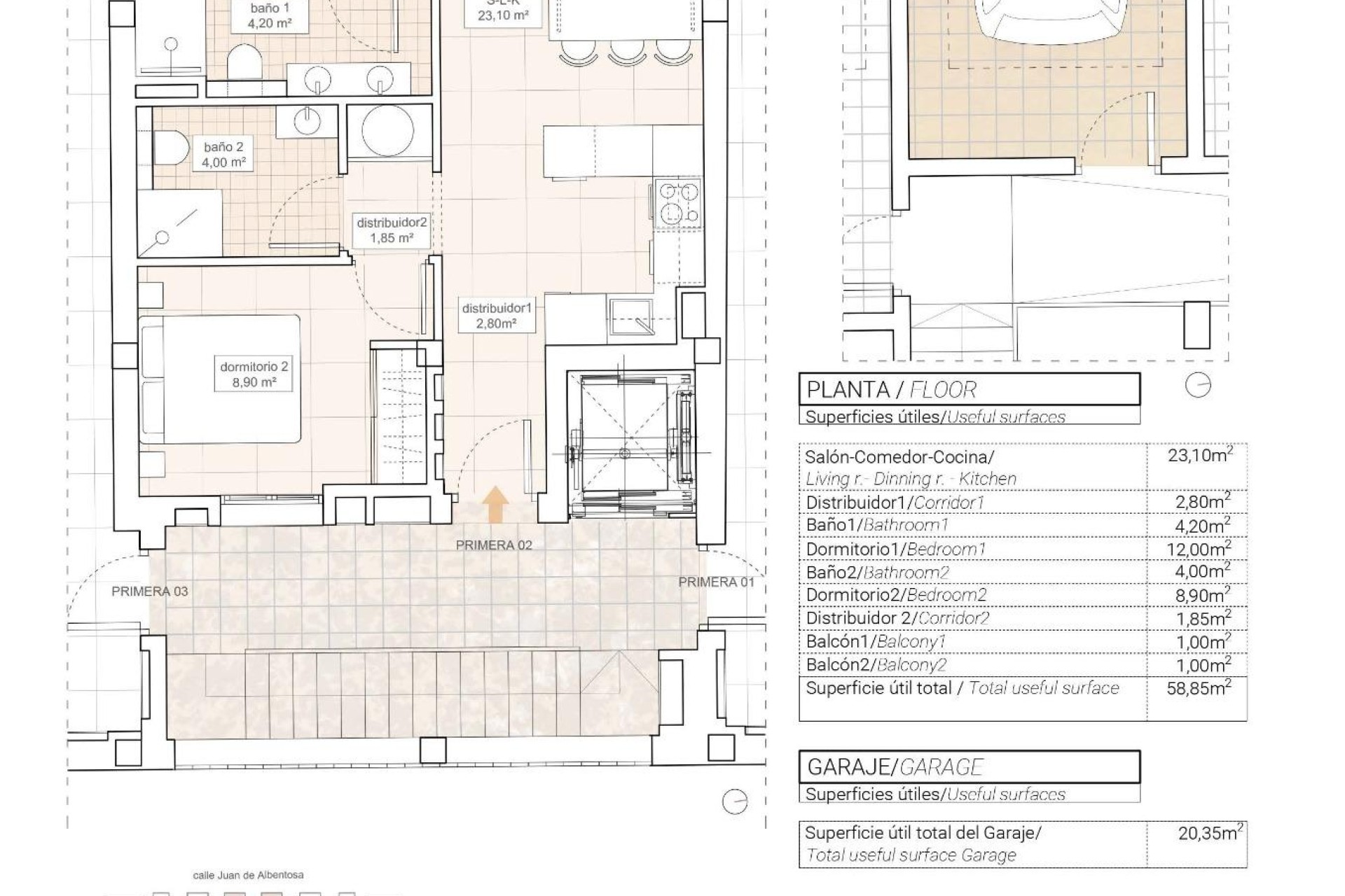 Nowo zbudowane - Apartament - Hondon de las Nieves - Pueblo